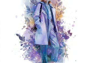 create a beautiful watercolor illustration for you
