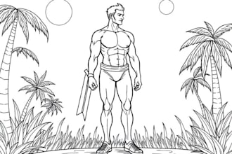 draw unique one line art, vector line art illustration