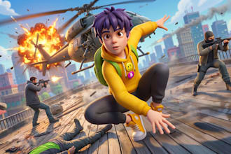 sell superhero kid action game source code ready to publish
