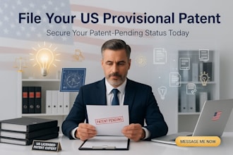 file your US provisional patent to secure patent pending status