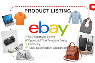 do ebay listing optimization and management for higher sales