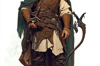 fantasy dnd character illustration