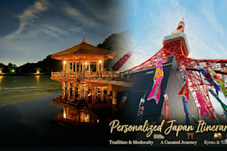 create your perfect custom japan travel itinerary