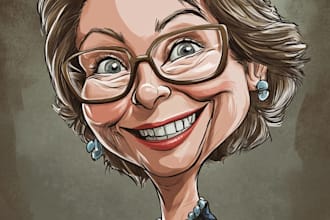 create digital political cartoon for political cartoon