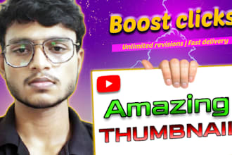 design high CTR finance and business thumbnails