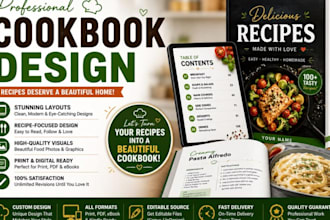 cookbook writer, recipe book, cookbook design cookbook formatting meal plan book