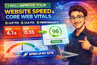 improve your website speed and core web vitals