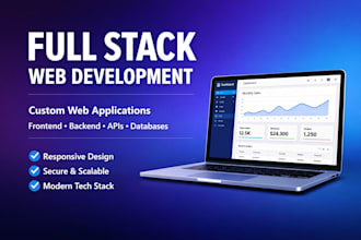 build a scalable full stack web application and app
