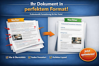 finish every requested formatting in ms word and google docs