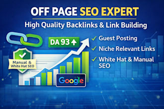 do complete off page SEO of your website