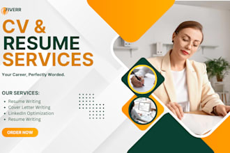 be your expert resume and CV writer