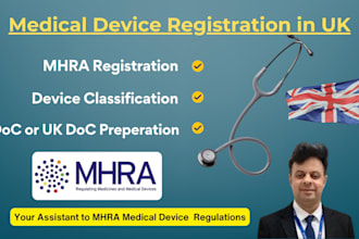 handle medical device registration in UK with mhra