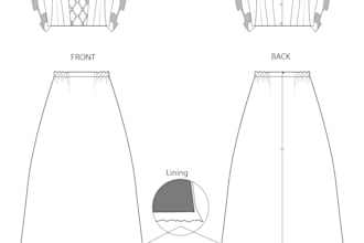 create professional garment spesification and detailed tech pack for production