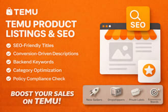 list your products on temu and manage your store