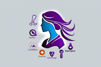 do medical pharmacy, fitness wellness,clinic dental, healthcare homecare logo