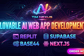 do lovable ai dev fix lovable, base44 webapp replit ai mvp saas website supabase