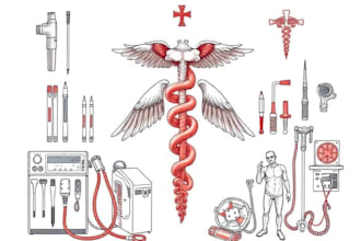 draw detailed medical illustrations