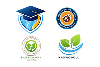 design educational logo for school colleges and university