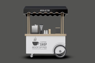 do food cart, food box truck, box trailer ,food trailer ,food stall wrap design