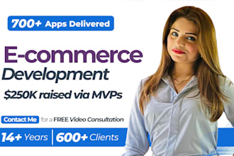 ecommerce website development  mobile app development wordpress website design