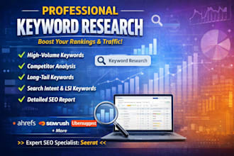 do professional keyword research for SEO ranking