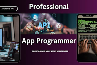 create secure mobile app, android IOS app programmer