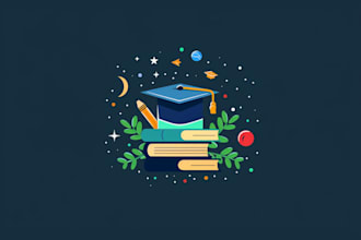 create education logo for your school or online course