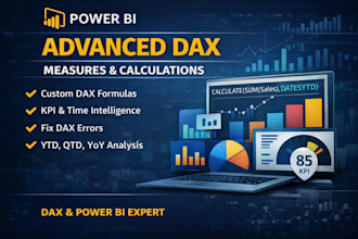 create advanced dax measures and calculations in power bi