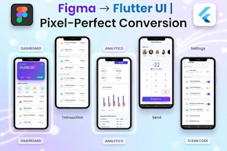 convert figma to flutter UI with pixel perfect design