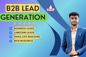 do b2b lead and linkedin lead gen, for email list building