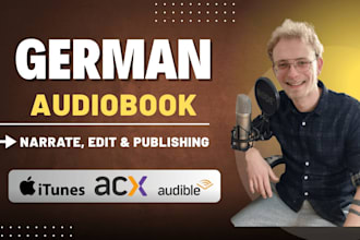 produce your audiobook in german