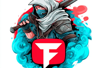 create a best youtube and gaming logo for your channel