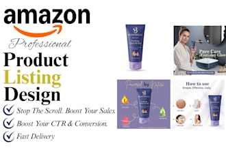 create amazon listing images and product infographics