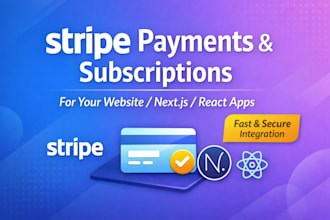 integrate stripe payments and subscriptions in your website