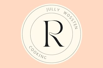 design a modern minimalist custom logo design for your brand