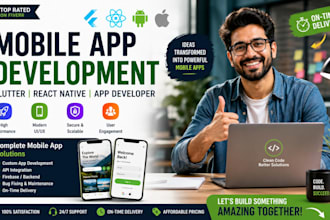 build mobile app development app developer flutter react native