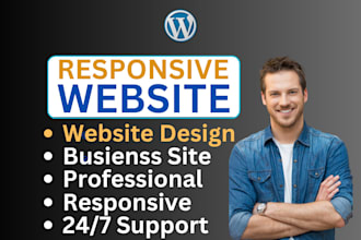 rebuild wordpress website design responsive website
