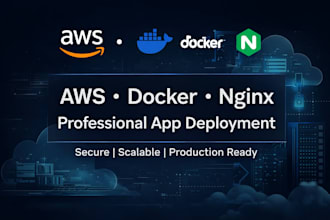 fix AWS, docker, nginx, and linux server issues