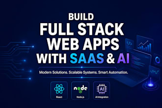 build full stack web apps with saas and ai