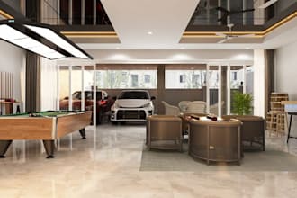 redesign modern interior,luxury home,3d architectural render,indoor car showroom
