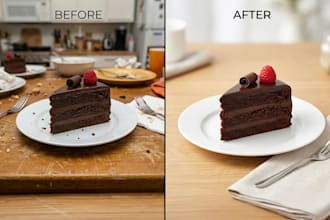 do professional food photo editing in lightroom