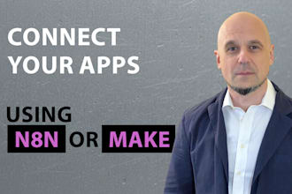 connect your apps using n8n or make automation