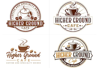 create an astonishing cafe logo design for your business