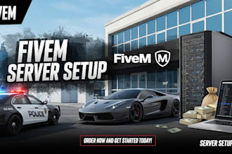 fivem server setup, customization for gta v rp, dayz server setup, arma 3, rust