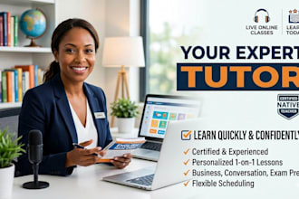 be your professional english tutor