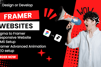 create framer website , framer dev design, figma to framer