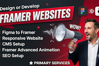 create framer website , framer template , figma to framer