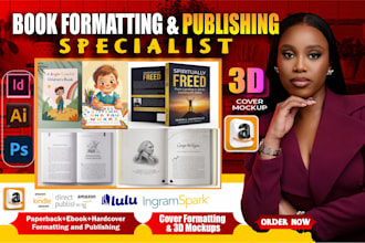 do ebook formatting layout design book formatting cover paperback typesetting