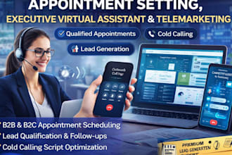 book qualified appointments through cold calling and lead generation