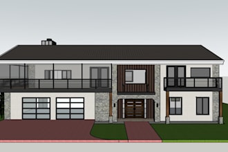 do sketchup model for your house